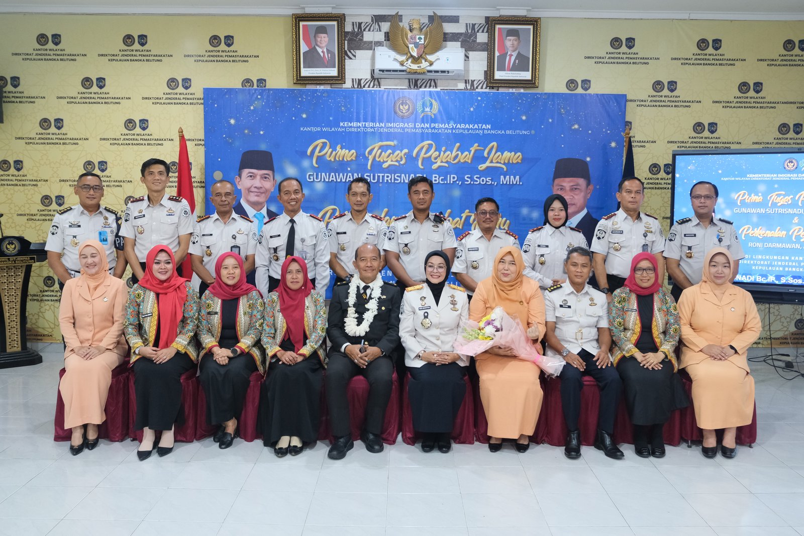 Kanwil Ditjenpas Babel Gelar Purna Bhakti Sekaligus Pisah Sambut Kabid PK, Datang Dengan Penuh Harapan Pergi Dengan Sejuta Kenangan